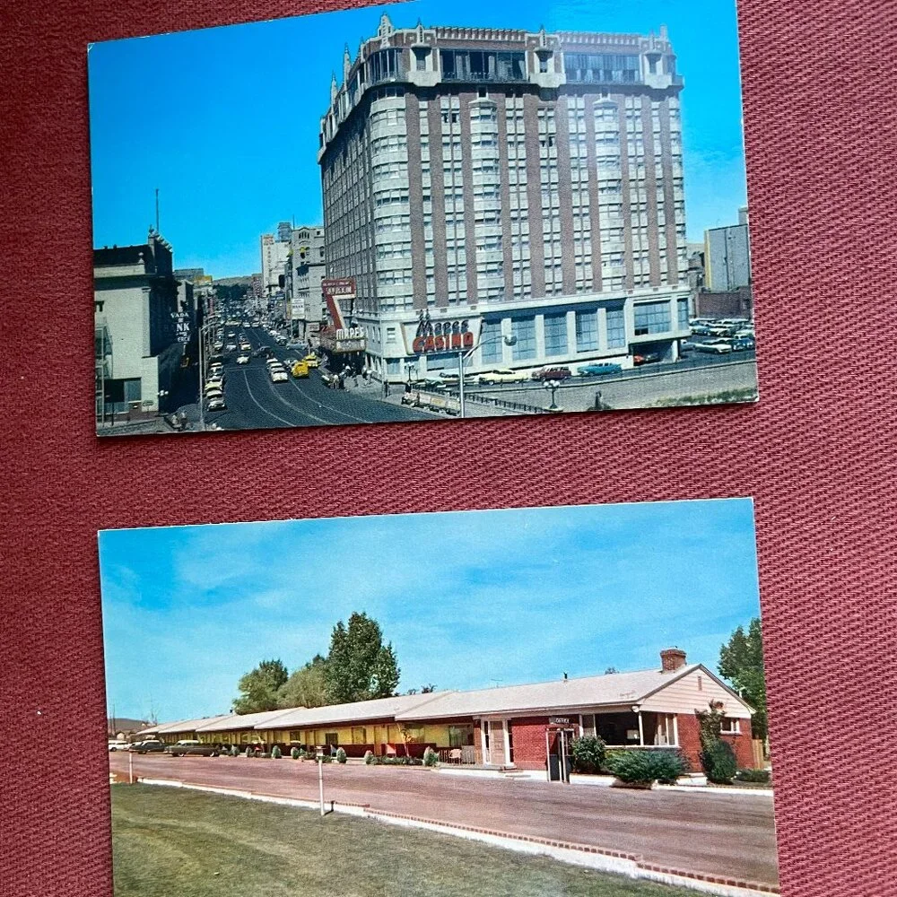 Vintage Lot of 9 Postcards from Nevada and California